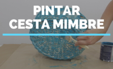 Cómo pintar una cesta de mimbre